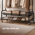 Eleganca extra stevig XXL kledingrek op wielen 150 cm breed 