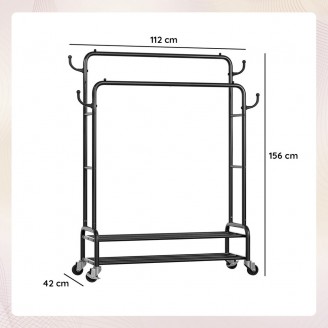 Eleganca stevig kledingrek XL 112 cm breed makkelijk te monteren