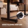 Eleganca robuust professioneel kledingrek 120 cm breed 