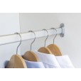 Kledingroede aluminium, lengte 90 - 120 -150 - 200 cm