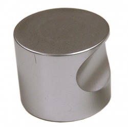 Cilindertop alu satijn 25 mm