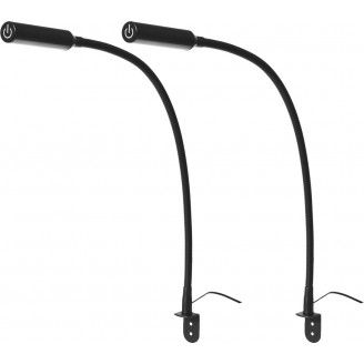 LED Bedlampjes met flexibele arm en dimfunctie ( 2 stuks)