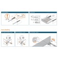Slimbox ladenset 80 mm hoog wit