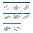 Slimbox ladenset 80 mm hoog wit