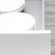 Slimbox ladenset 80 mm hoog wit