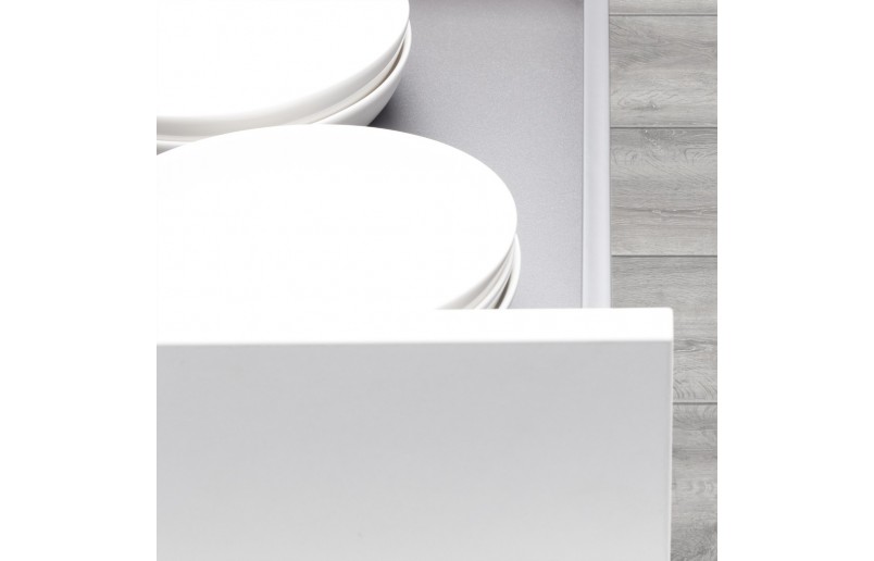 Slimbox ladenset 80 mm hoog wit