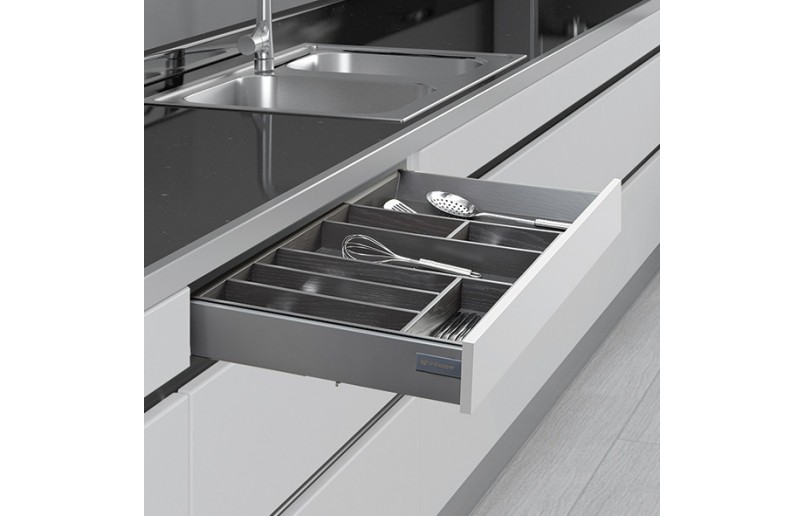 Slimbox ladenset 80 mm hoog wit