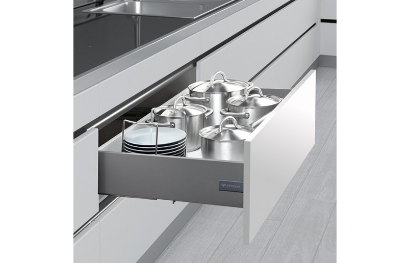 Slimbox ladenset 120 mm hoog wit