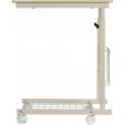 Laptoptafel wit - bijzettafel / bedtafel verstelbaar en verrijdbaar