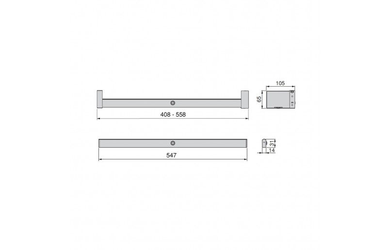 Led verlichte roede met bewegingsmelder (oplaadbaar) - LRO