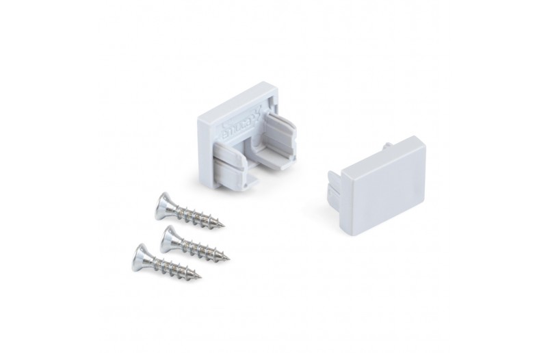 Aluminium opbouwprofiel smal voor ledstrips, mat zilver