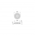 LED meubelspot 230 V