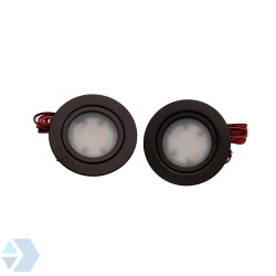 LED meubelspots zwart in complete set
