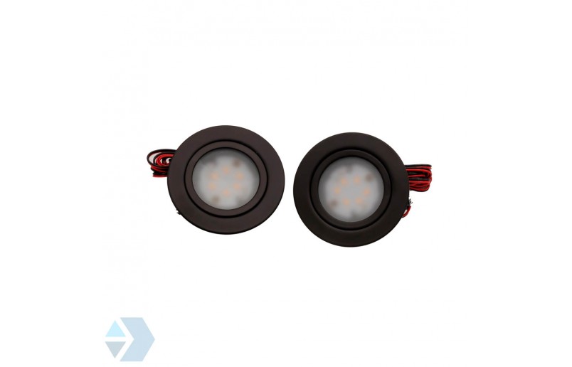 LED meubelspots zwart in complete set