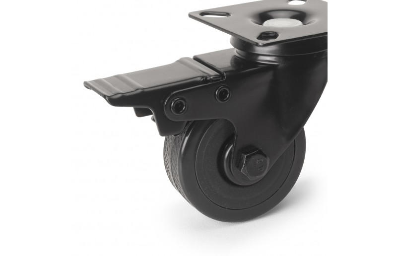 Meubelwielen zwart in set - MWZW