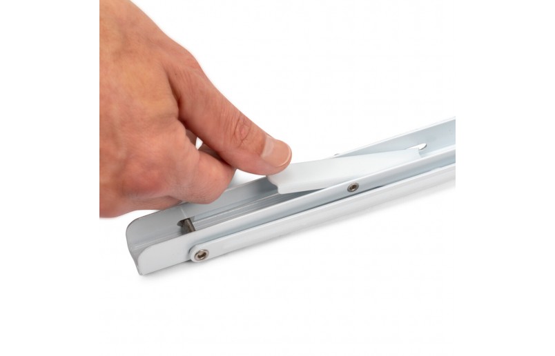 Plankdrager neerklapbaar 300mm wit, set á 2 stuks