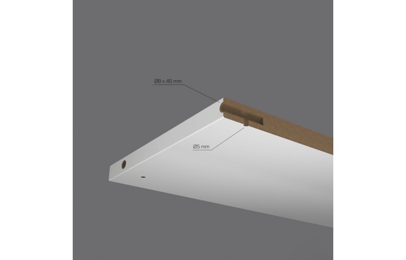 Onzichtbare legplankdrager - kastplankdrager