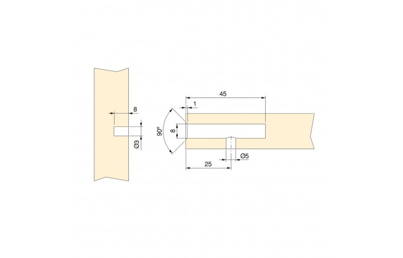 Onzichtbare legplankdrager - kastplankdrager