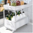 Opbergrek organizer dicht model wit en zwart