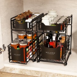 Opbergrek organizer wit en zwart XL = 28 cm breed