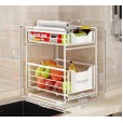 Opbergrek organizer wit en zwart XL = 28 cm breed