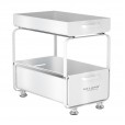 Opbergrek organizer dicht model wit en zwart