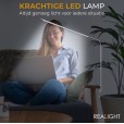 Bureaulamp Leeslamp zilver, flexibel in gebruik
