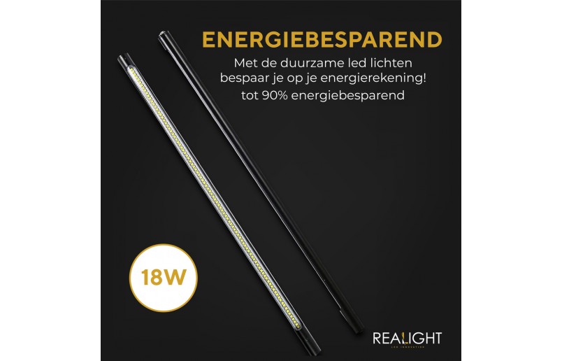 Bureaulamp Leeslamp zwart flexibel in gebruik