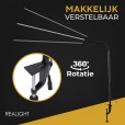 Bureaulamp Leeslamp zwart flexibel in gebruik
