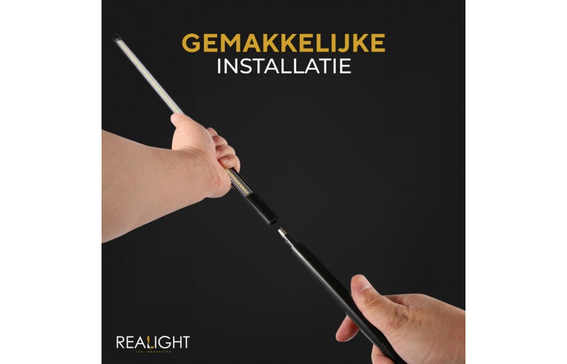 Bureaulamp Leeslamp zwart flexibel in gebruik