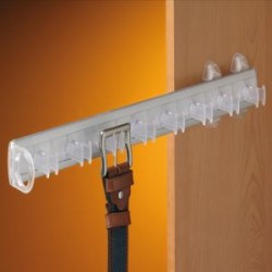 Servetto riemenhouder transparant/aluminium