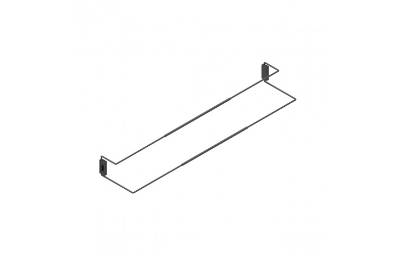 Schoenenrek (houder) antraciet in breedte verstelbaar