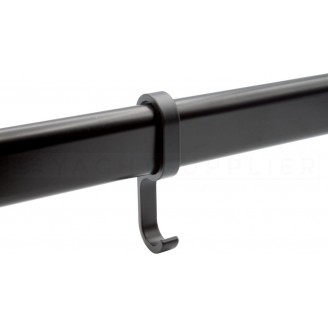 Schuifhaak zwart t.b.v. kastbuis