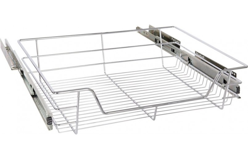 Draadmand/Schuiflade Eleganca met zijgeleiding voor kastfront 500 mm