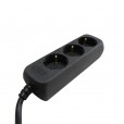 Stekkerdoos wit en zwart - TCD3