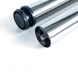 Tafelpoot chroom 830mm rond ø 60 mm