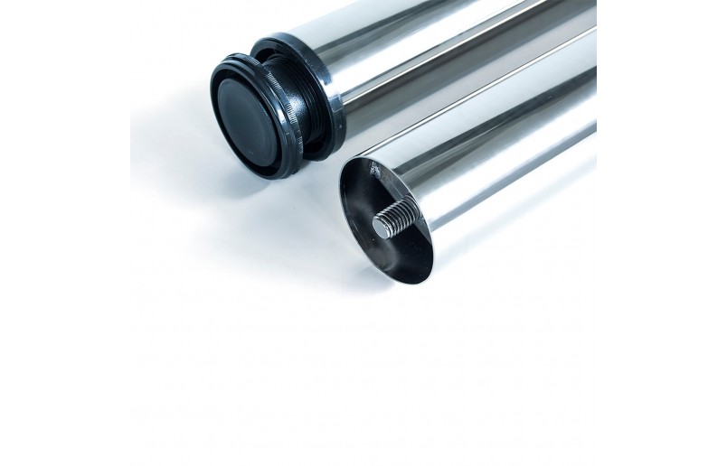 Tafelpoot chroom 830mm rond ø 60 mm