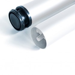 Tafelpoot wit 830mm rond ø 60 mm