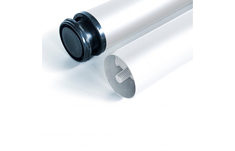 Tafelpoot wit 830mm rond ø 60 mm