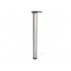 Tafelpoot grijs 710mm rond ø 60 mm