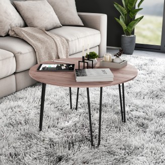 Salontafelpoten zwart met 2 staven 400mm, set á 4 stuks