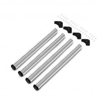 Tafelpoot chroom 830mm rond ø 60 mm
