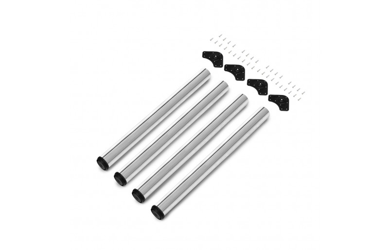 Tafelpoot chroom 830mm rond ø 60 mm