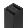 Tafelpoten zwart 710mm vierkant 50x50 mm, set á 4 stuks
