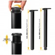 Tafelpoot zwart 830mm rond ø 60 mm