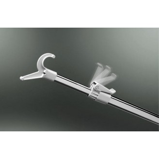 Uitschuifbare kledingstok 