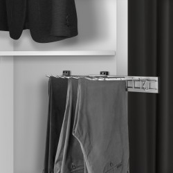 Pantalonrek voor 9 pantalons zijmontage rechts