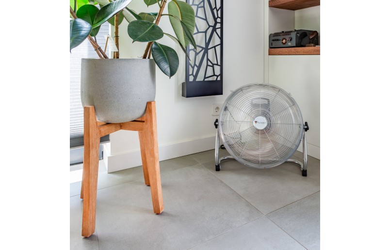 Eleganca vloerventilator 110 watt Zilver