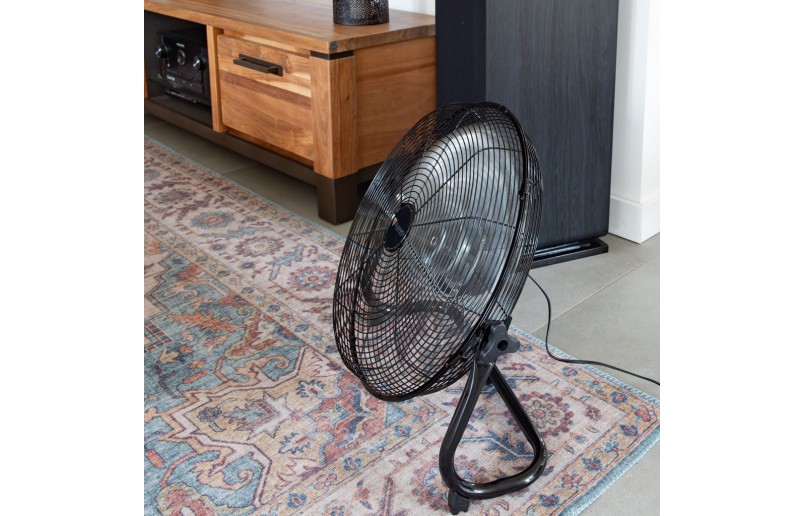 Eleganca vloerventilator 110watt zwart