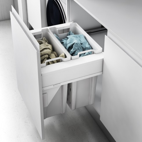 Wasmand uitneembaar frontmontage 40/40 of 50 liter